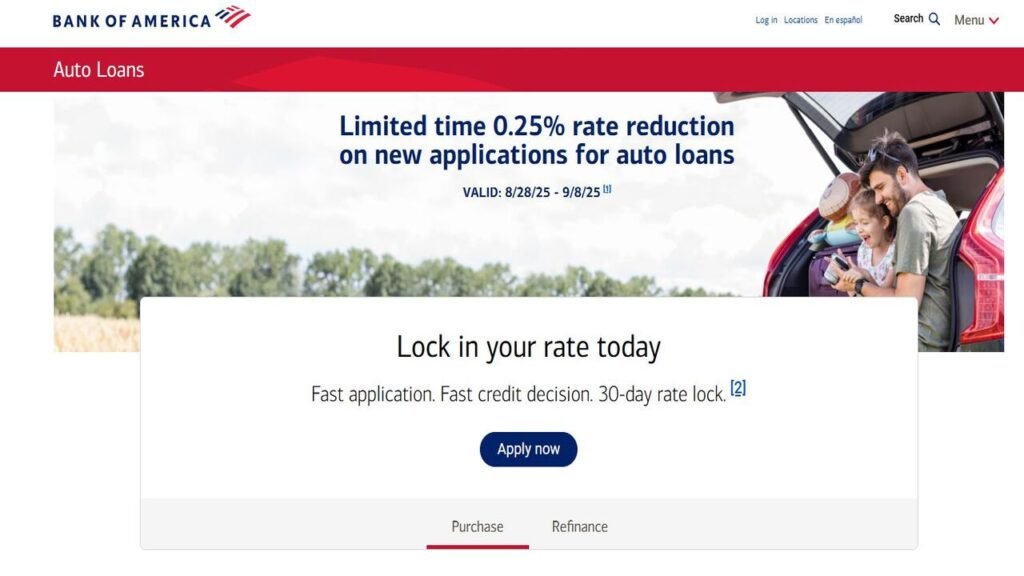 How to Apply Online for a Bank of America Auto Loan