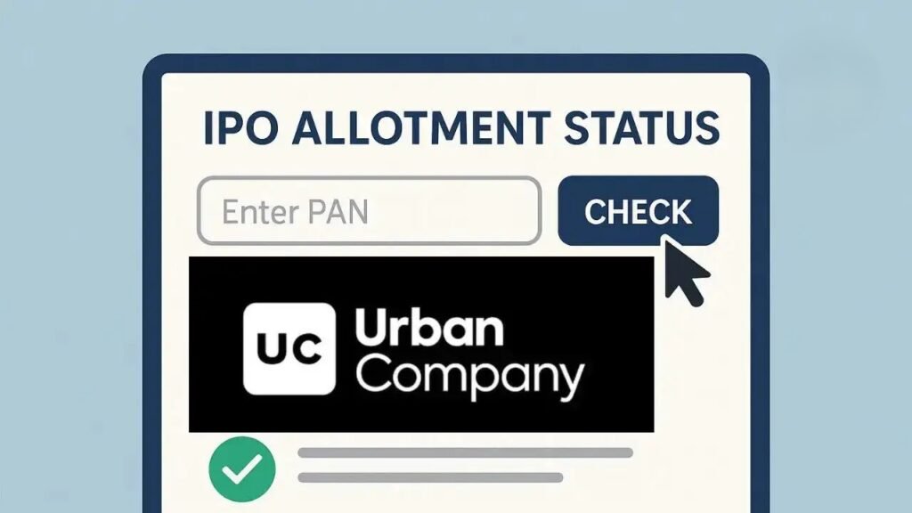 How to Check Urban Company IPO Allotment Status