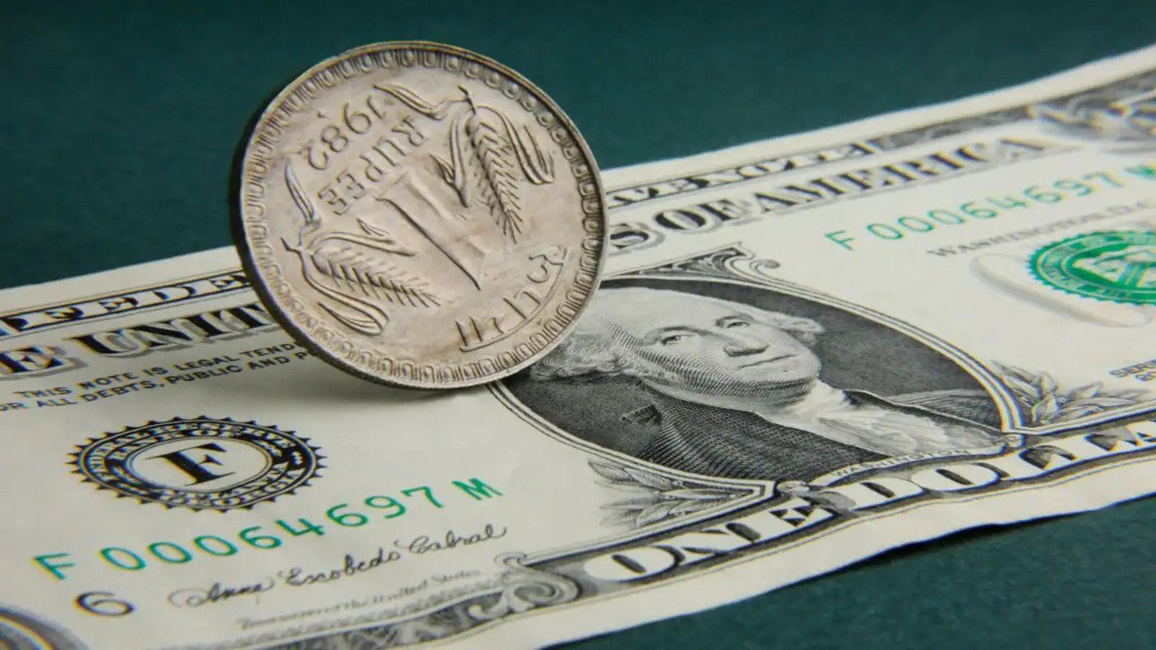 Rupee hits all-time low of against U.S. dollar in 2025.